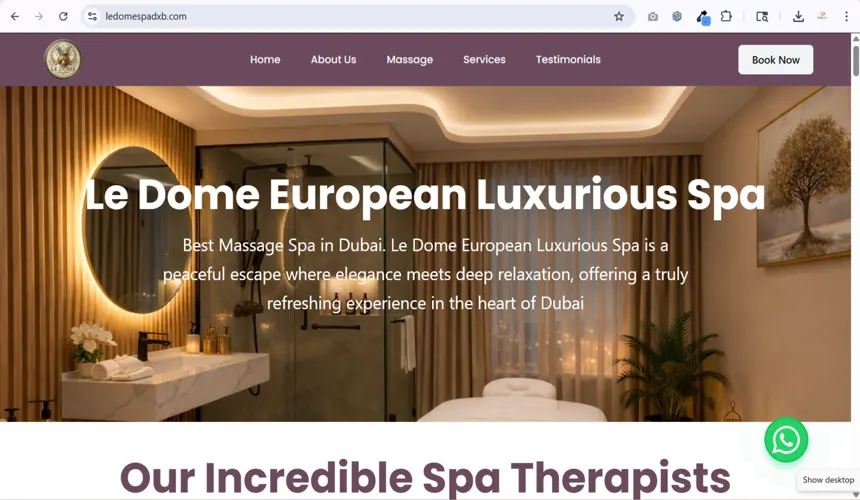 Le Dome SPA in Dubai